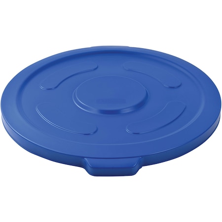 Global Industrial Flat Lid, Blue, Plastic 240465BL